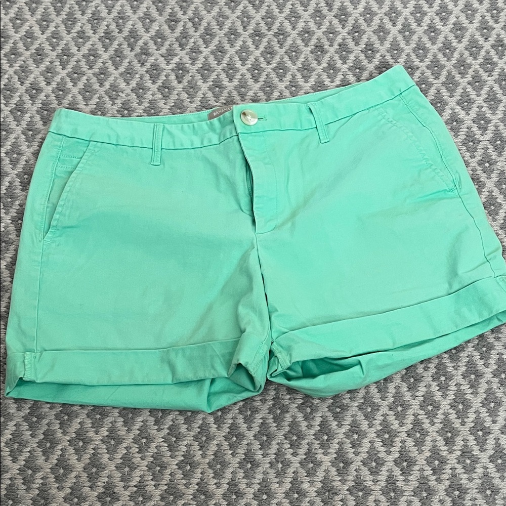 Banana Republic Green Women's Shorts Size 8